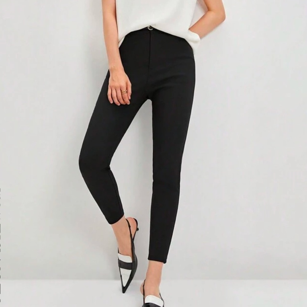 SheinBiz Stretchy Work Pants